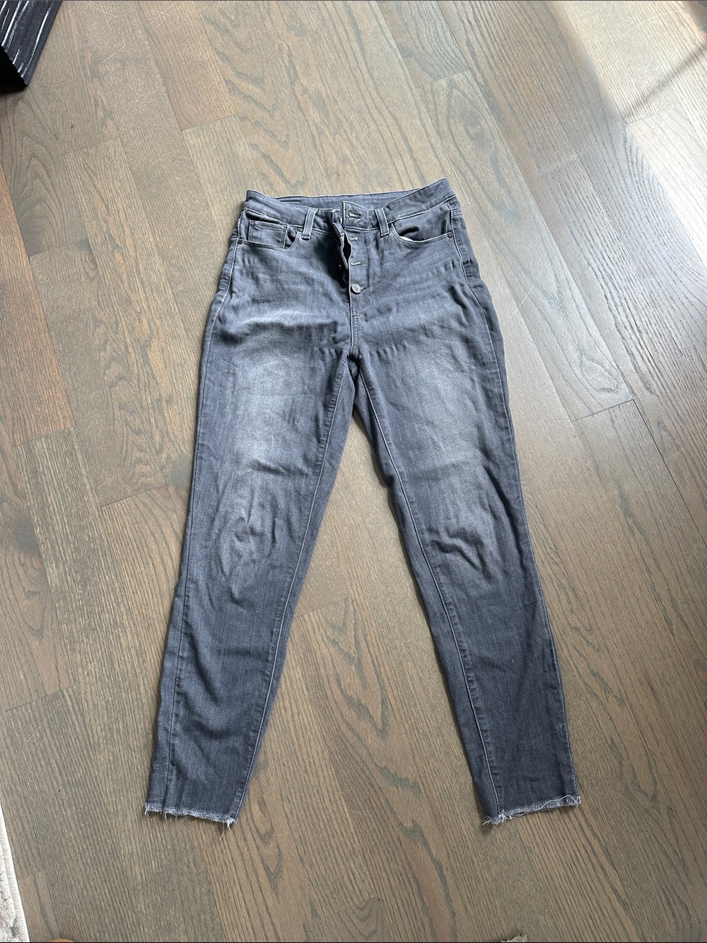 PAIGE Hoxton Ankle Jeans in Charcoal Gray